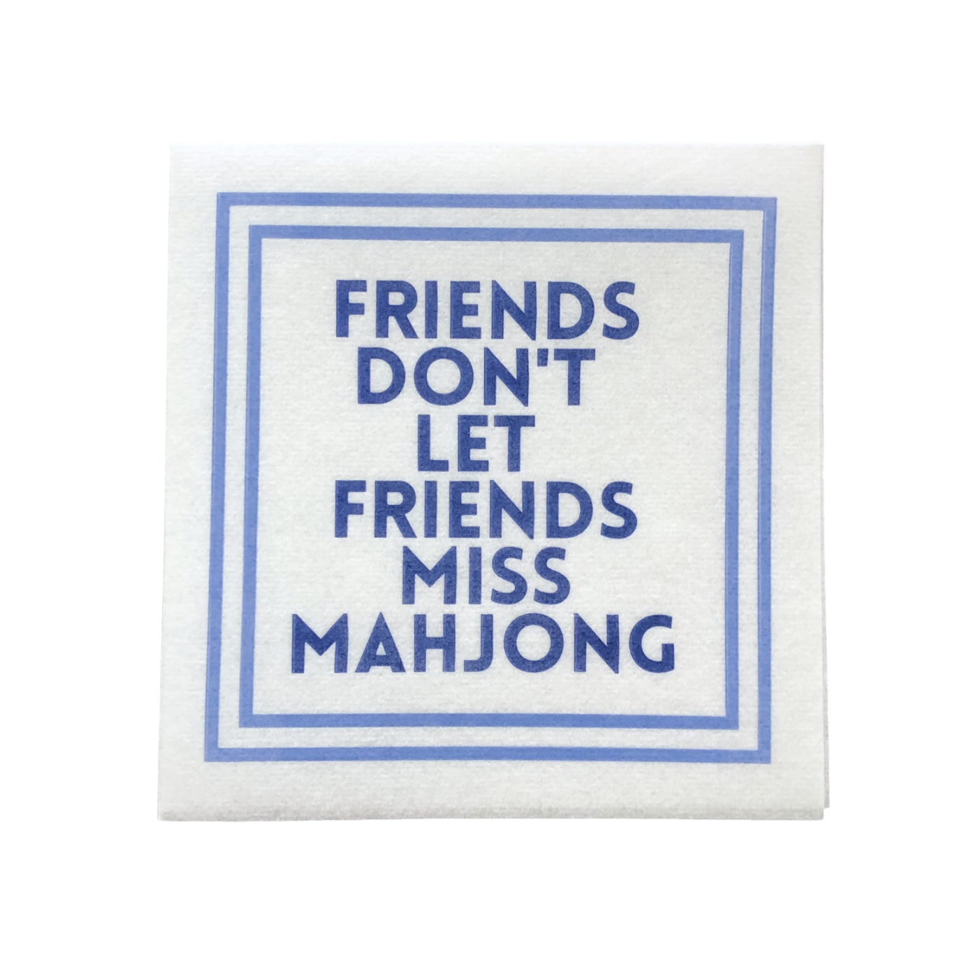 My Fair Mahjong - MAHJONG NAPKINS | 5'' x 5'' Luxury, Linen-Feel, Eco-Friendly