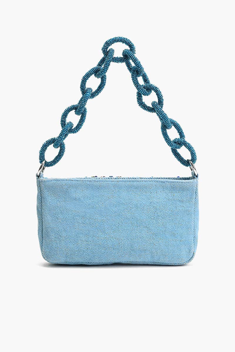America & Beyond - Blue Lagoon Glam Shoulder Bag