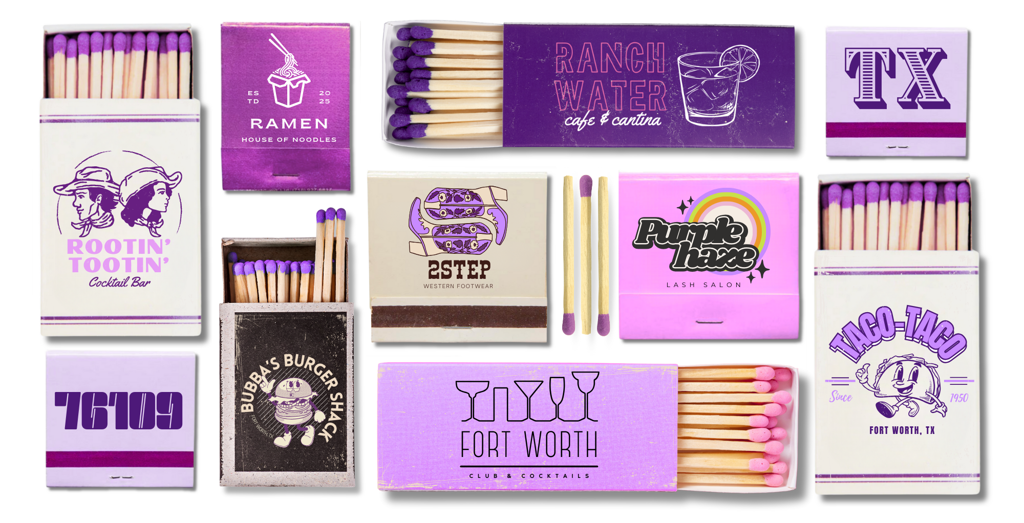 TAYLOR GRAY - 5.5x11 GAMEDAY FORT WORTH trinket tray insert set of 5