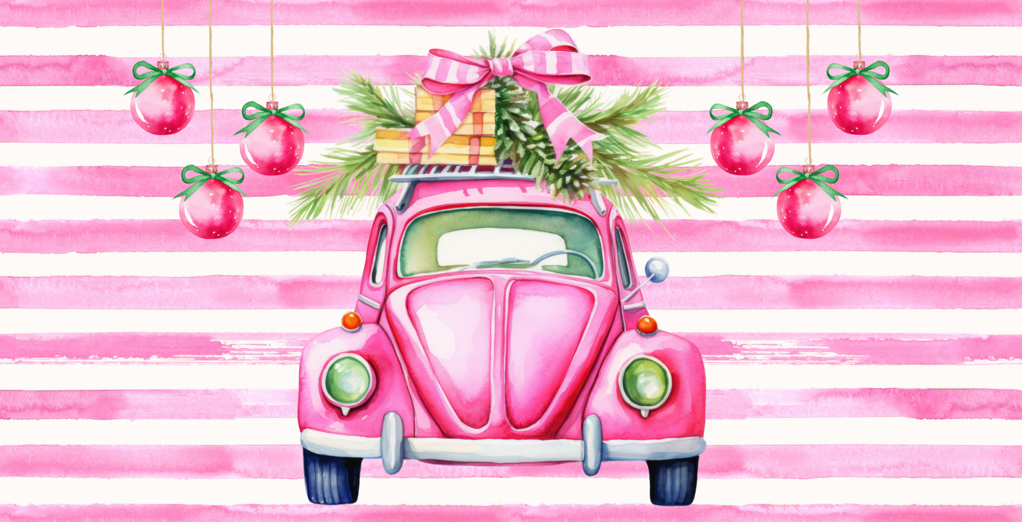 TAYLOR GRAY - 5.5x11 BRIGHT CHRISTMAS trinket tray insert set of 5