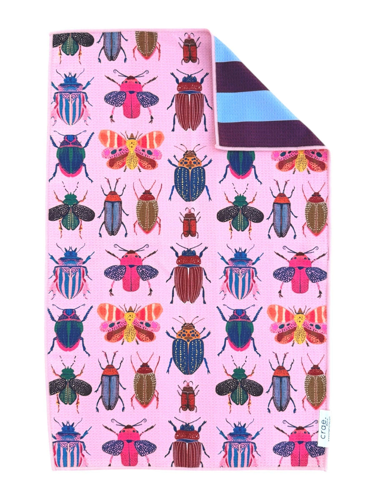 Crae.Home - Beetle Club: Reversible Hand Towel