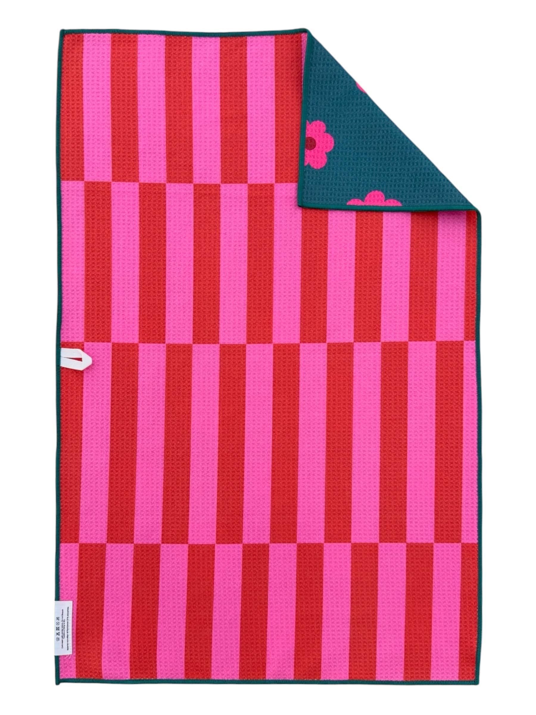 Crae.Home - Pink Punch: Reversible Hand Towel