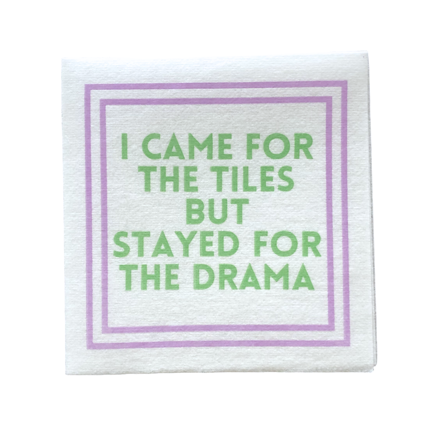 My Fair Mahjong - MAHJONG NAPKINS | 5'' x 5'' Luxury, Linen-Feel, Eco-Friendly