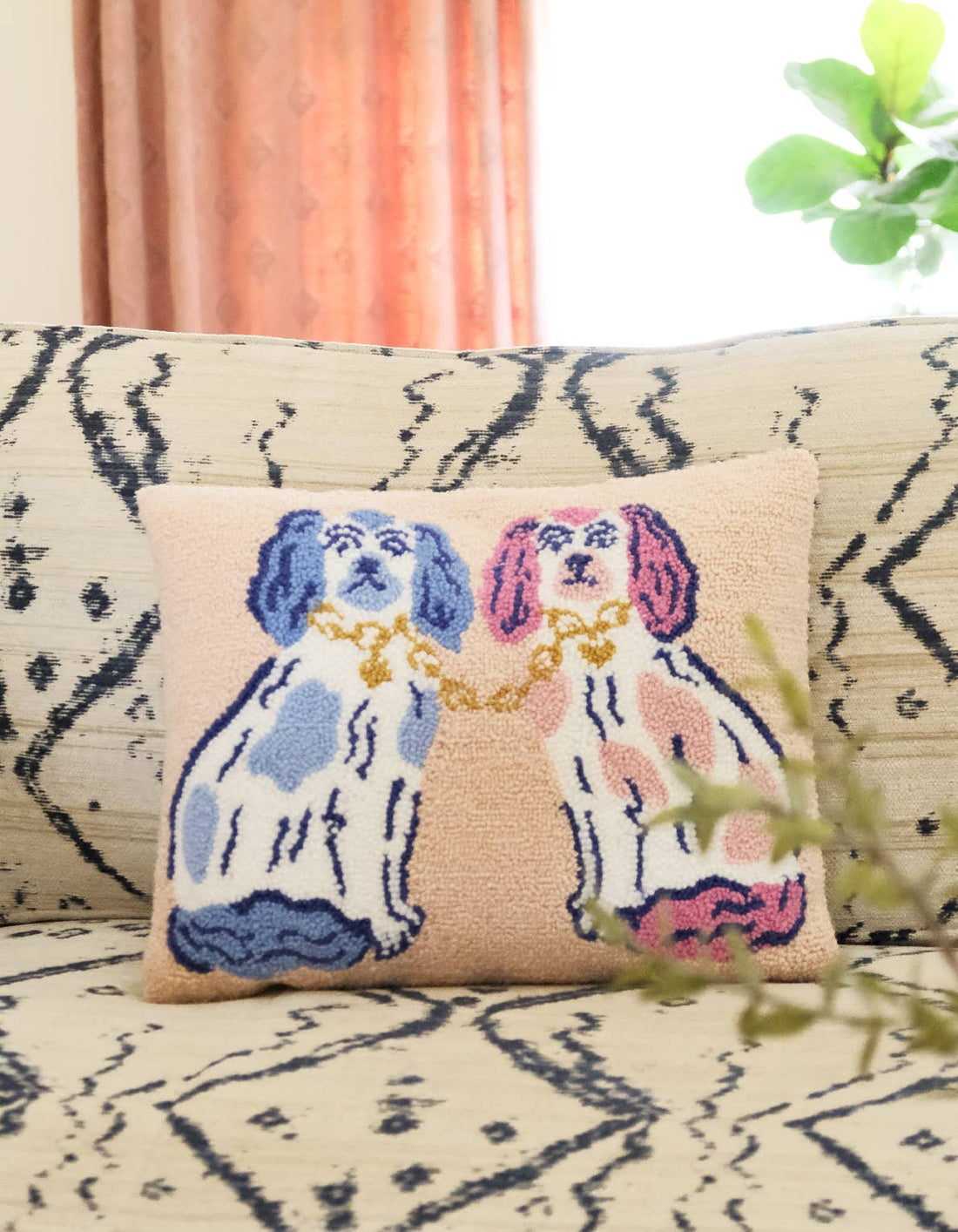 Idlewild Co. - Throw Pillow | Staffordshire Dogs