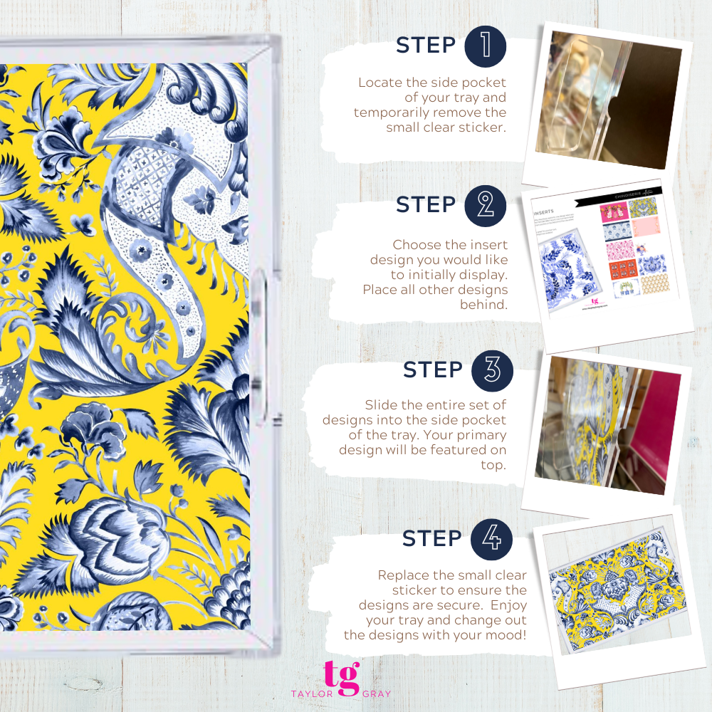 TAYLOR GRAY - 11x17 Acrylic Tray Blank