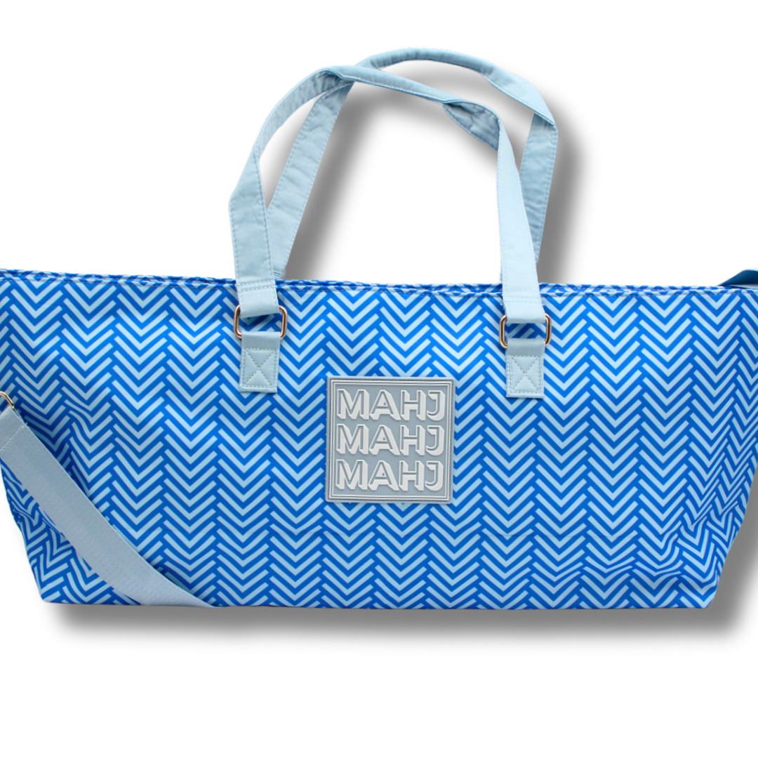 My Fair Mahjong - MAHJONG TOTE BAG  |  Wide with Zipper Closure