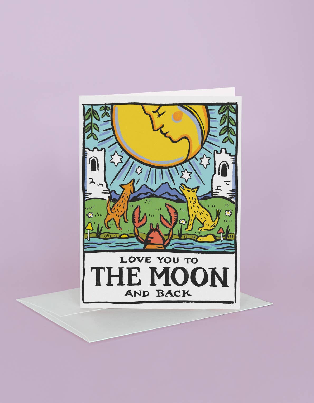Idlewild Co. - Love & Friendship Greeting Card | Tarot Moon