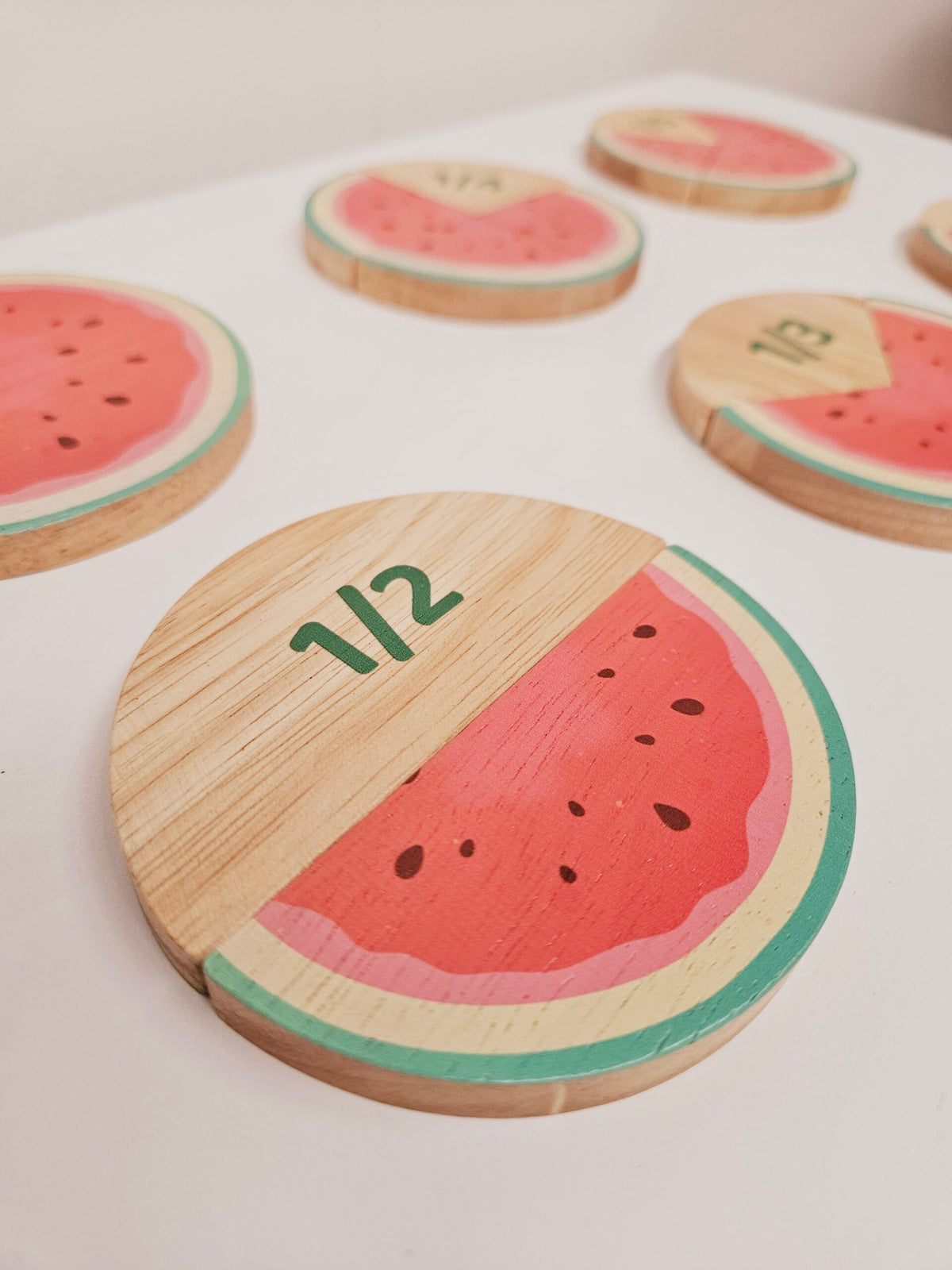 QToys Australia (USA) Watermelon Fraction Set