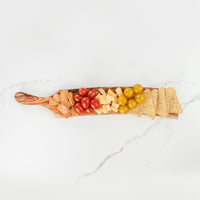 Rustic Olive Wood Charcuterie Dish – One-of-a-Kind Serving Piece