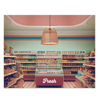 Retro Super Market Jigsaw Puzzle 500-Piece