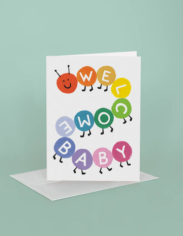 Idlewild Co. - Baby Greeting Card | Caterpillar