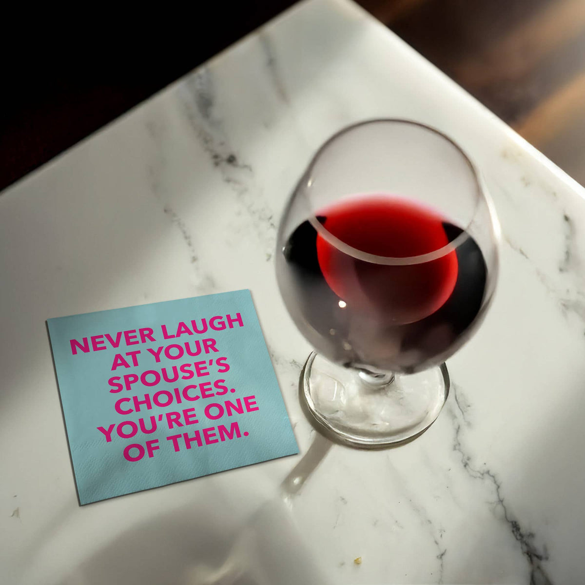 Chris’s Stuff Inc. -  Funny Cocktail Napkins - Spouse’s Choices