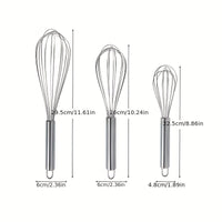 Stainless Steel Whisk Essential Egg Beater  Mixer Tool