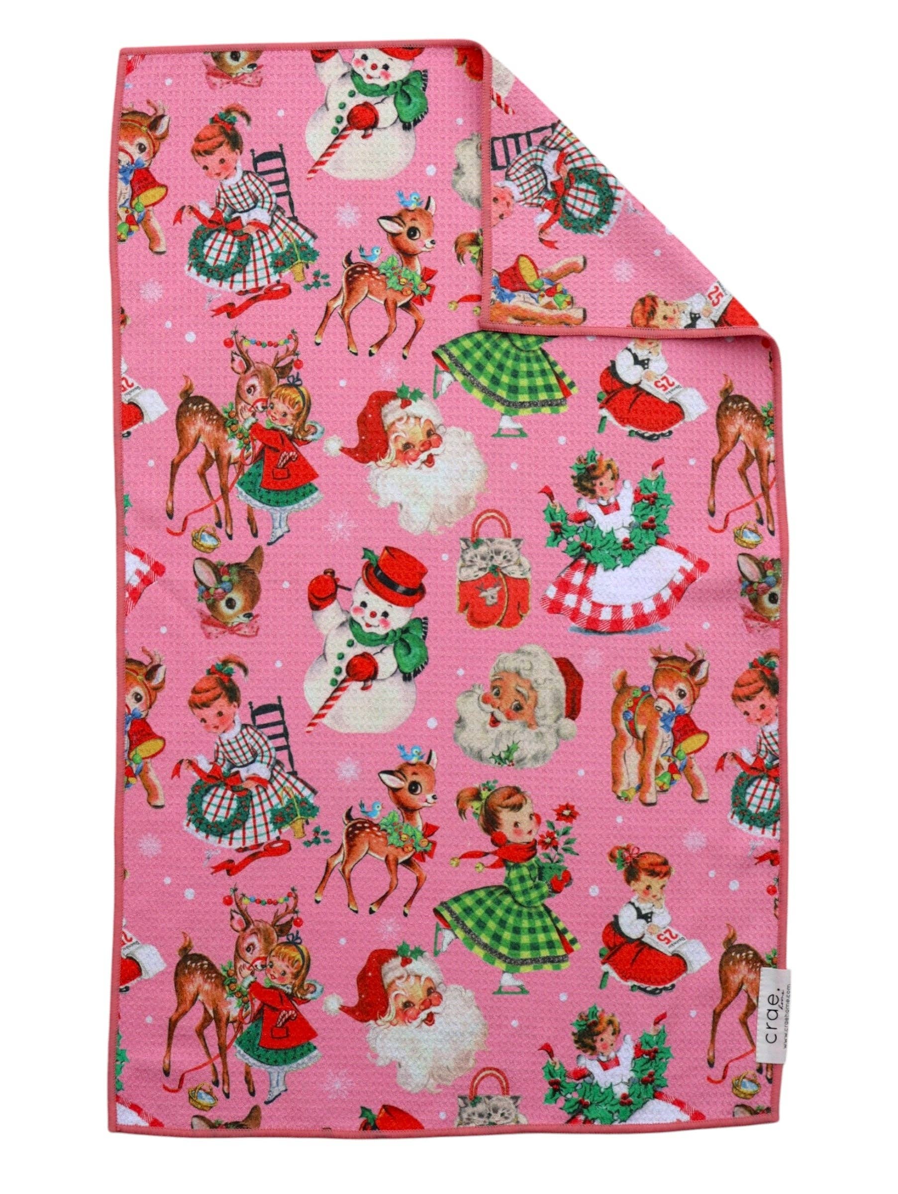 Crae.Home - Old Fashion Fun: Double-Sided Hand Towel