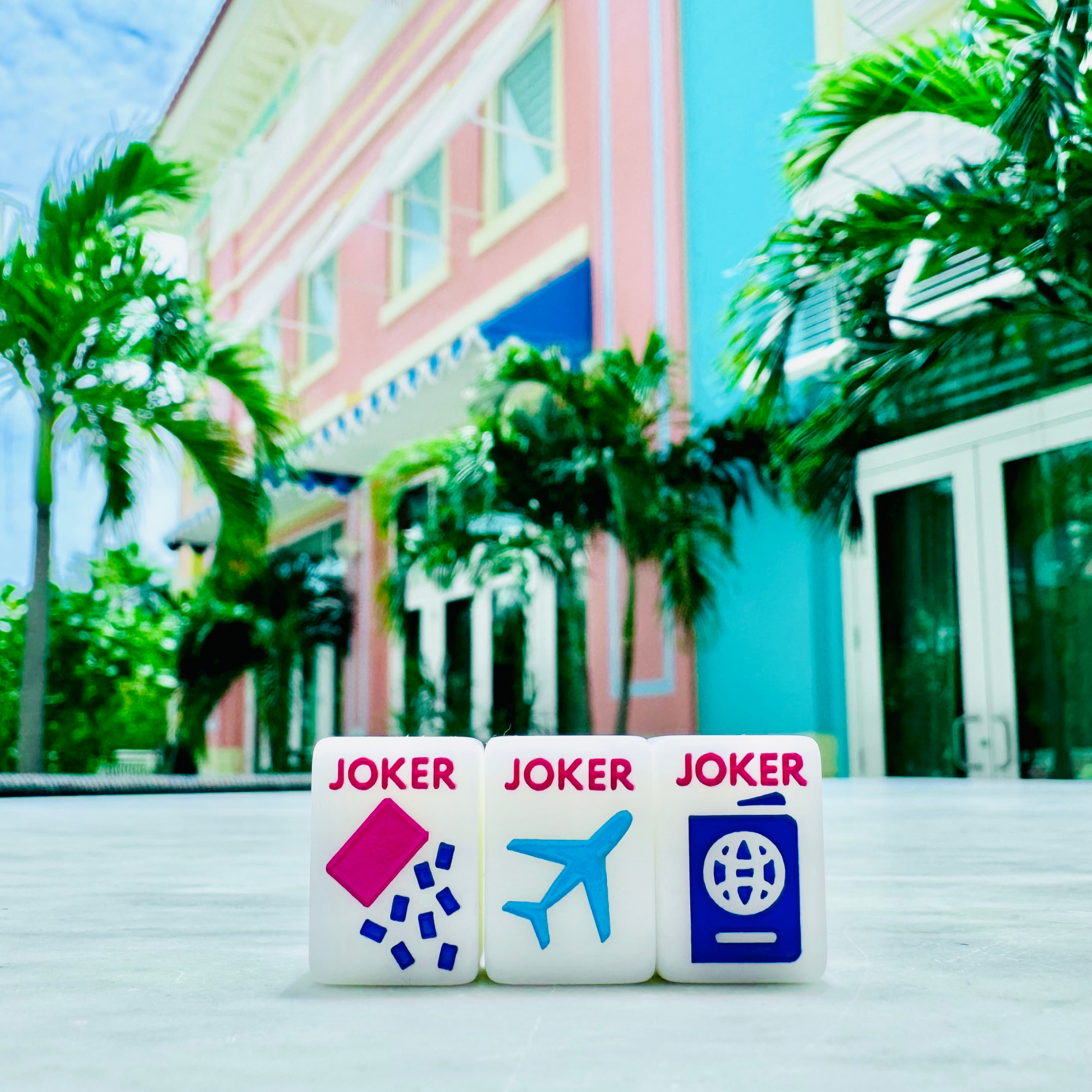 My Fair Mahjong - MINI TRAVEL MAHJONG  |  Mini Anywhere Series  |  White