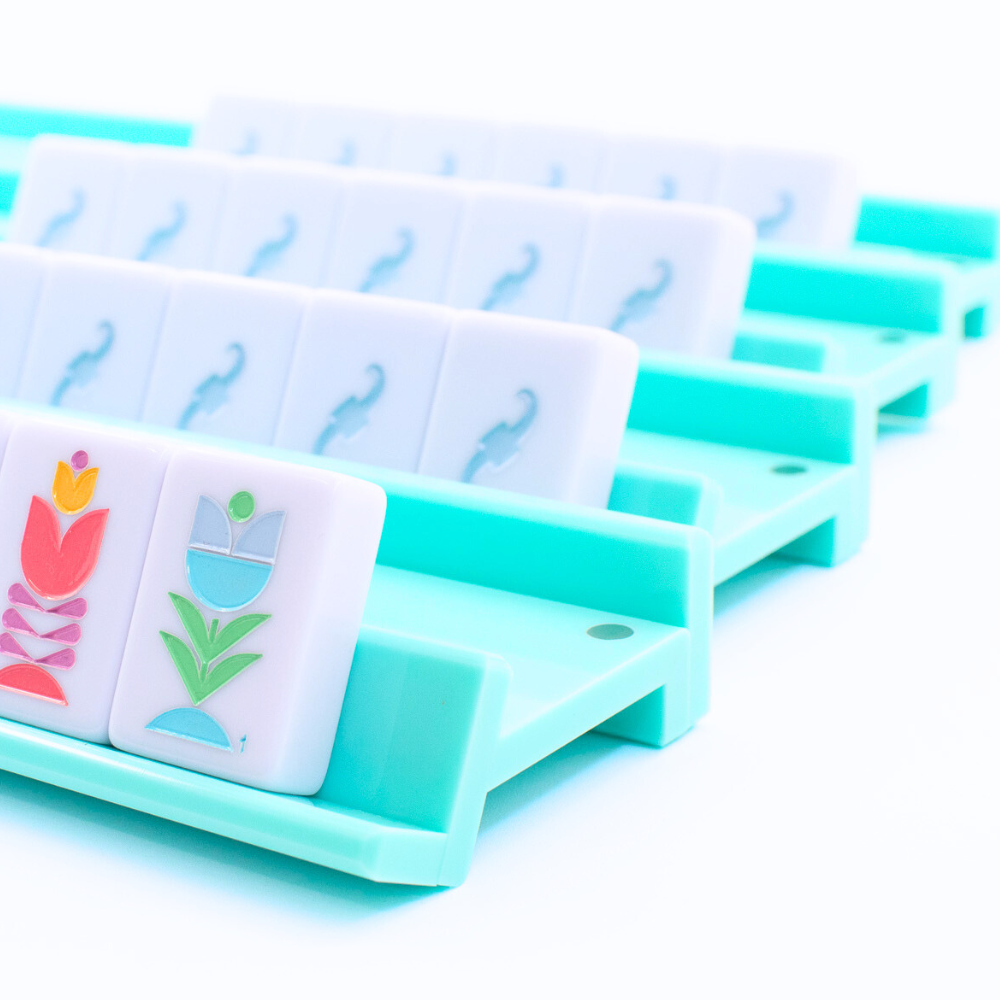 My Fair Mahjong - MAHJONG RACKS | Premium Acrylic | 4 Racks + 4 Pushers