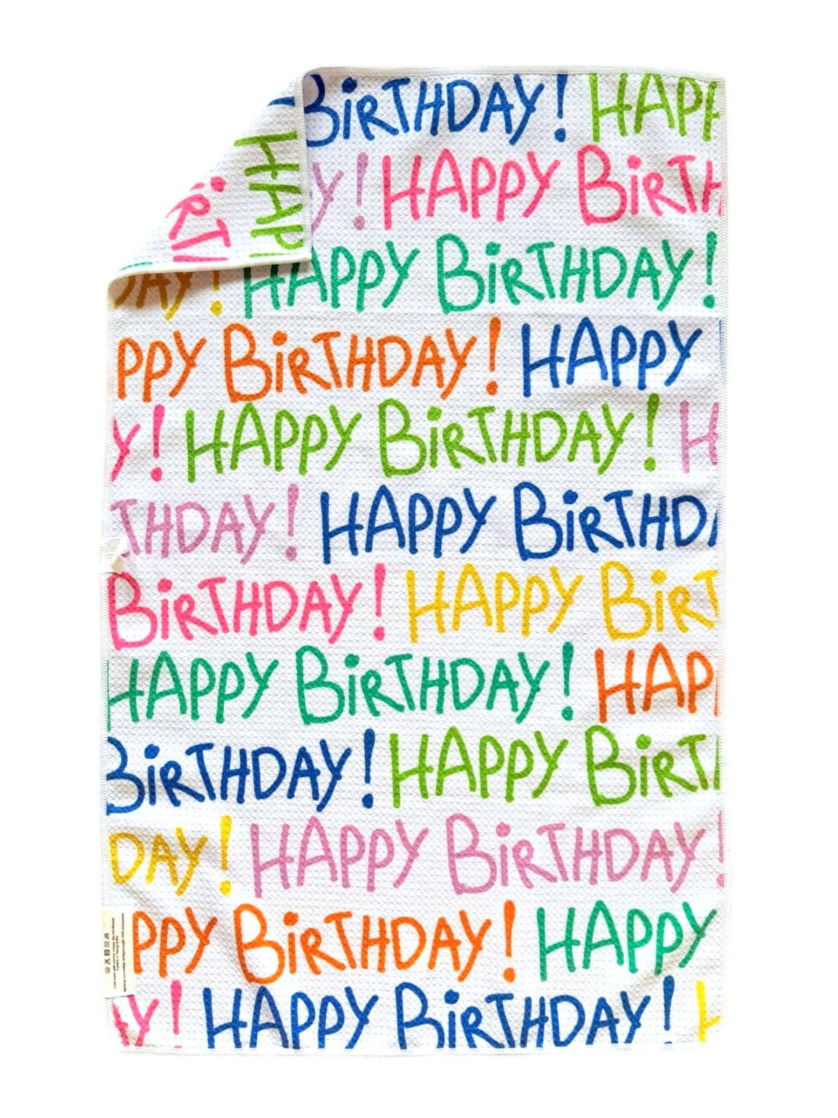 Crae.Home - Happy Birthday: Double-Sided Hand Towel