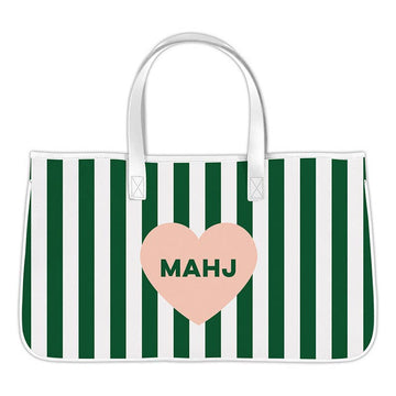 Santa Barbara Design Studio by Creative Brands - Mahjong Canvas Tote - Mahj Heart