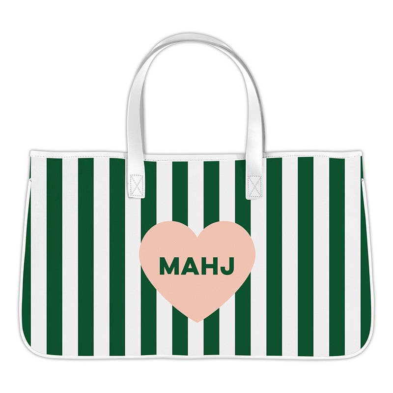 Santa Barbara Design Studio by Creative Brands - Mahjong Canvas Tote - Mahj Heart