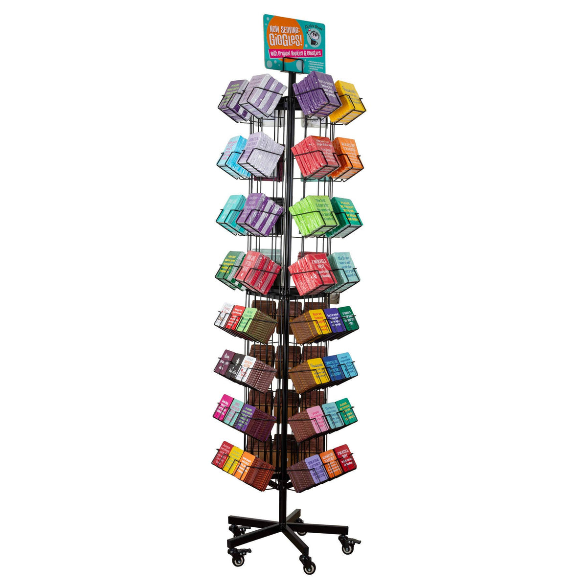 Chris’s Stuff Inc. - Floor Display 27 Coasters & 30 Napkins SOLD TO WHOLESALE