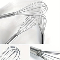 Stainless Steel Whisk Essential Egg Beater  Mixer Tool