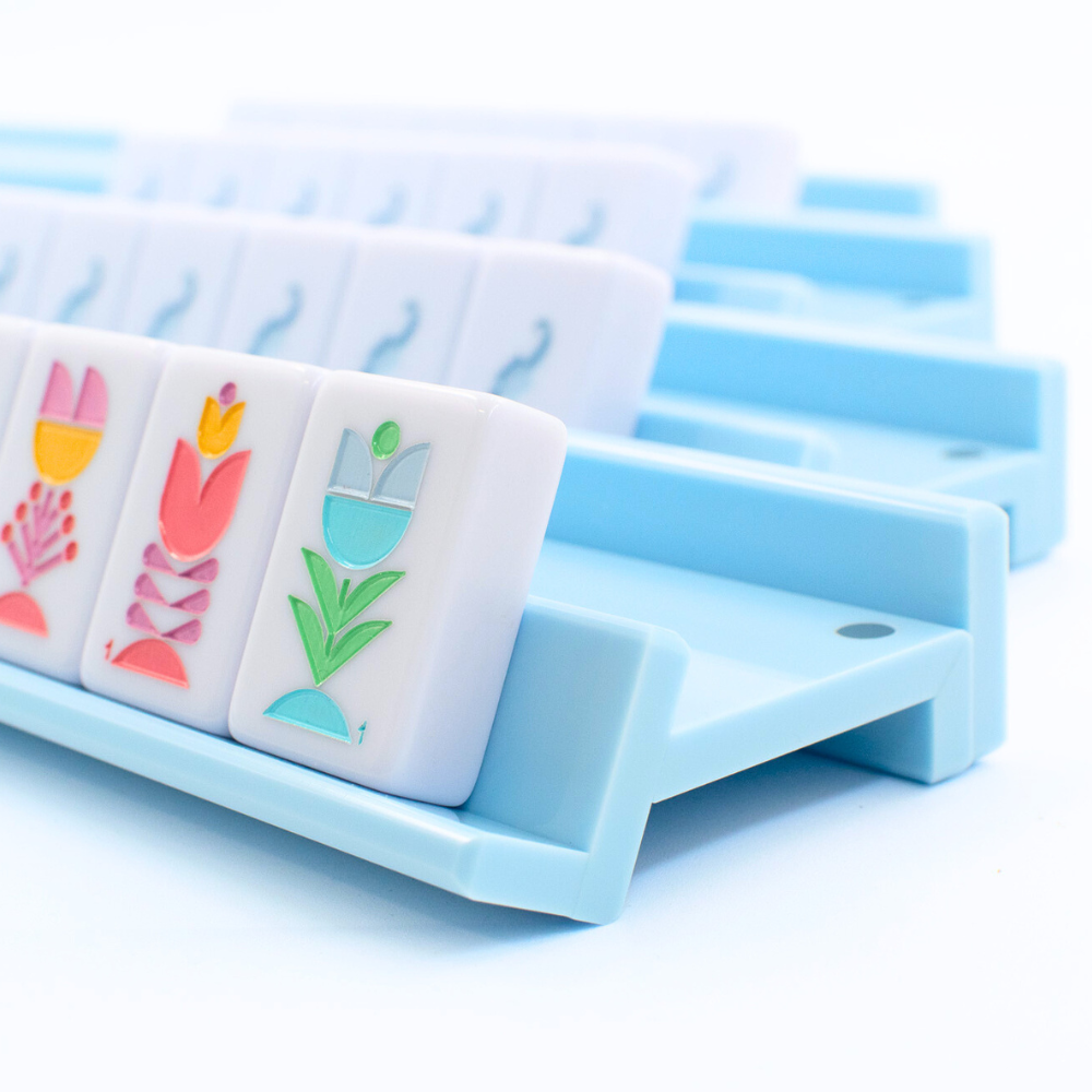 My Fair Mahjong - MAHJONG RACKS | Premium Acrylic | 4 Racks + 4 Pushers