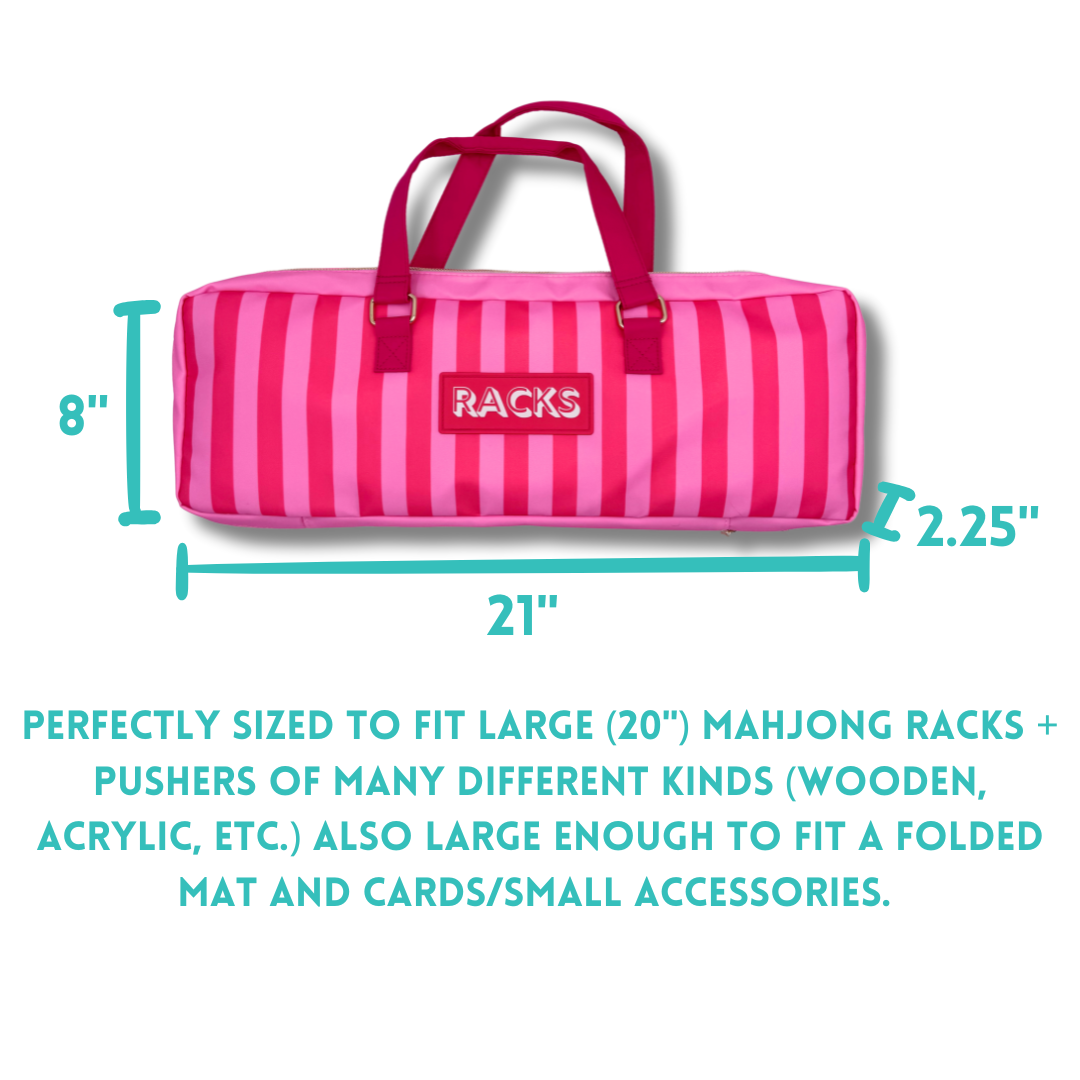 My Fair Mahjong - Mahjong Rack Bag  |  Fits 20" Racks + Folded Mat