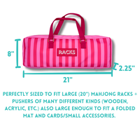 My Fair Mahjong - Mahjong Rack Bag  |  Fits 20" Racks + Folded Mat