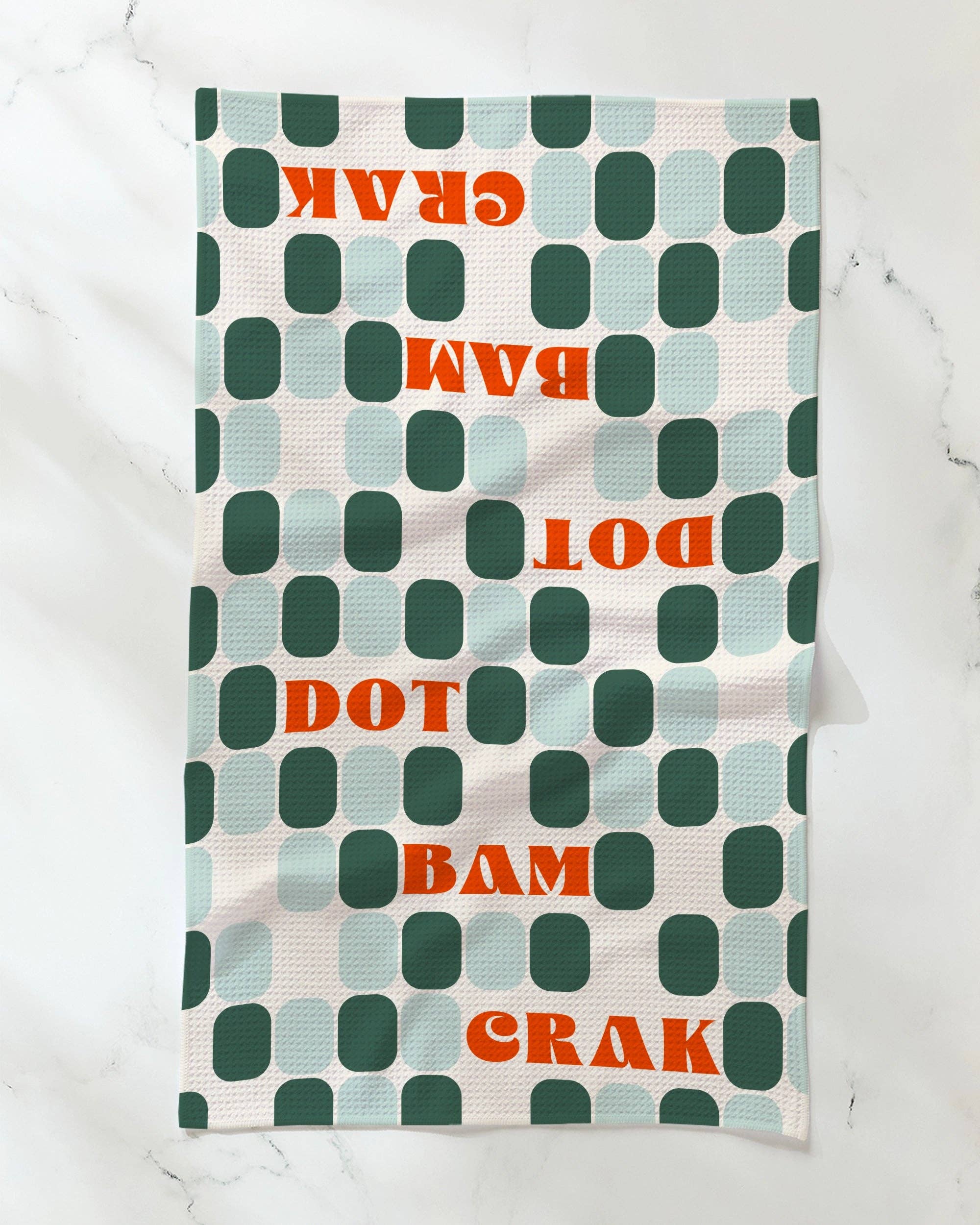 Geometry - Cypress Tile Talk Tea Towel