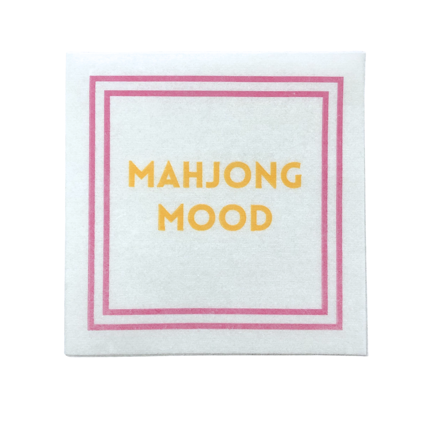 My Fair Mahjong - MAHJONG NAPKINS | 5'' x 5'' Luxury, Linen-Feel, Eco-Friendly