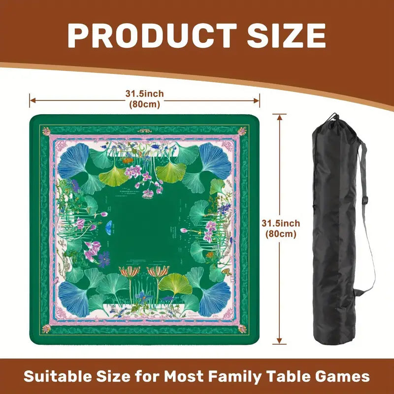Emerald Garden Mahjong Mat