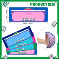 Mahjong Tile Racks – Colorful Hand Holders Set of 4