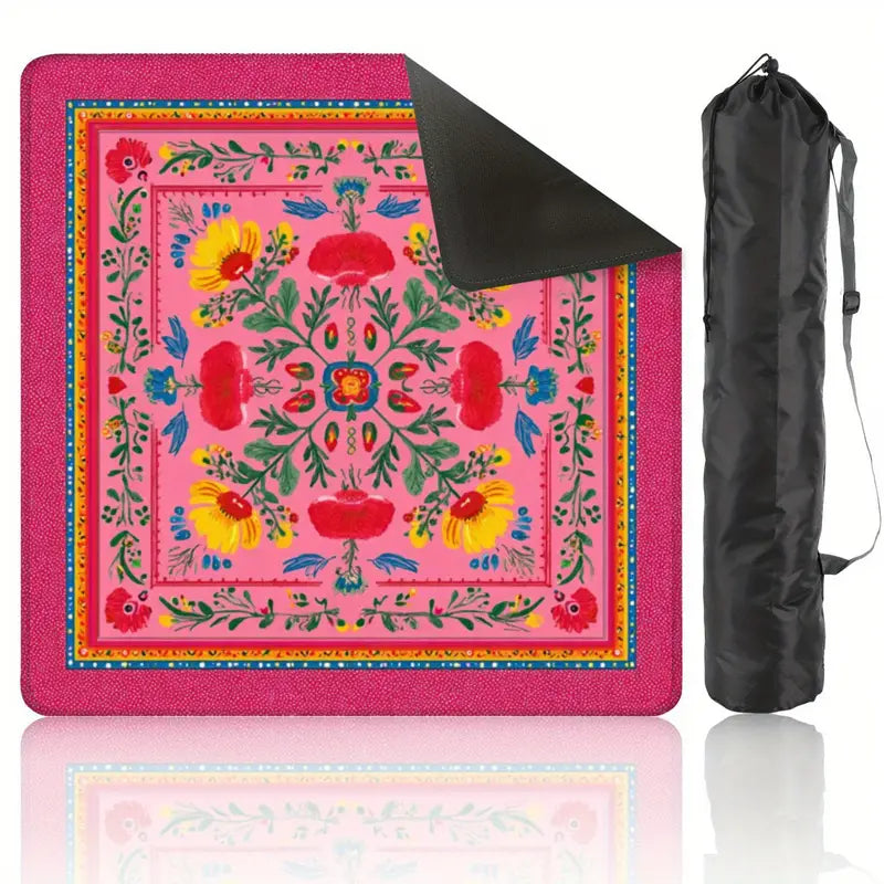 Peony Bloom Mahjong Mat