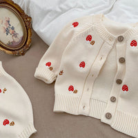 Baby Girl Embroidered Pattern Sleeveless Onesie