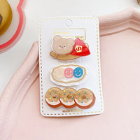 Children’s Cute Acrylic Small Animal Girl Heart Side Hairpin Hair