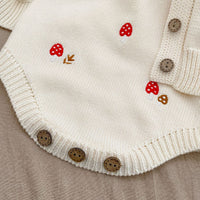 Baby Girl Embroidered Pattern Sleeveless Onesie