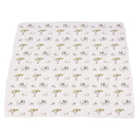 Hear Me Roar Lion and Rhinos and Elephants Bamboo Newcastle Blanket