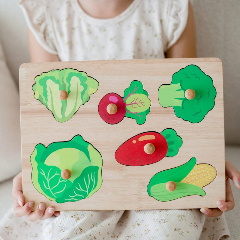 QToys Australia (USA) Vegetable knob puzzle