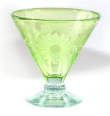 Rose Ann Hall Compote/Postre Glass-Crystal